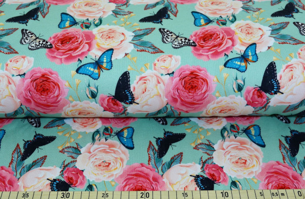 Schmetterling + Rose - B1203