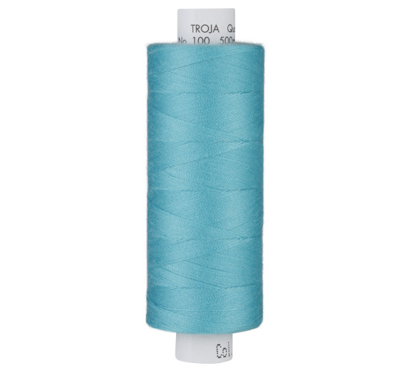 Glünz GmbH, Nähgarn, Amann, mettler, troja 0409, Y153, aquamarin, türkis, turquoise, blau, blue, garn, thread, sewing, nähen,