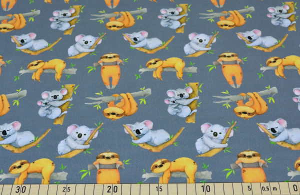Fred (Faultier, Koala, dkl.grau) - B1626