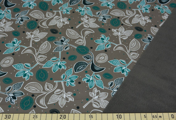 Blütenschwung (grau) - A473 (Softshell)