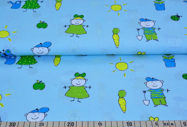 children in the garden - C108