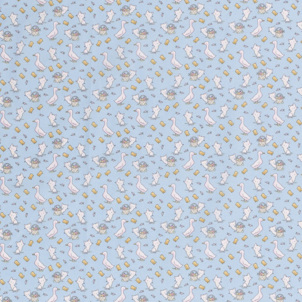 Raffaela - Z1374, Glünz GmbH, Katze, Gans, Kätzchen, Kitten, blau