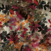 Glünz GmbH Baumwoll Jersey, Elke B2059, beige, orange, pink, schwarz, black, khaki flower, blume, blüte, blossom Glünz GmbH Baumwoll Jersey, Elke B2059, beige, orange, pink, schwarz, black, khaki flower, blume, blüte, blossom