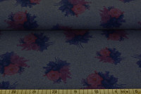 Rosen (dkl. blau meliert) - B669 Rosen (dkl. blau meliert) - B669