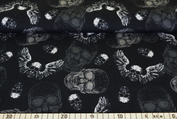 Skull Old School (schwarz) - B1426