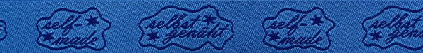 Webband (selbstgemacht blau)