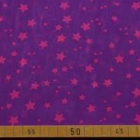 Chiffonstoff – Sterne auf Lila | Leichter, eleganter Chiffon Chiffonstoff – Sterne auf Lila | Leichter, eleganter Chiffon