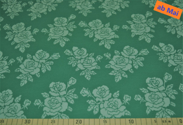 Strick Jacquard Luise (Rose,grün) - B1401