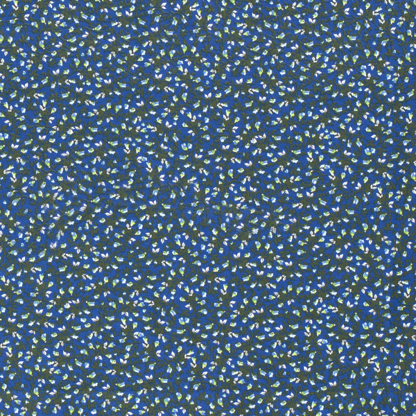 Glünz GmbH, Raffaela Z1368, indigo, blau, knospe, zweig