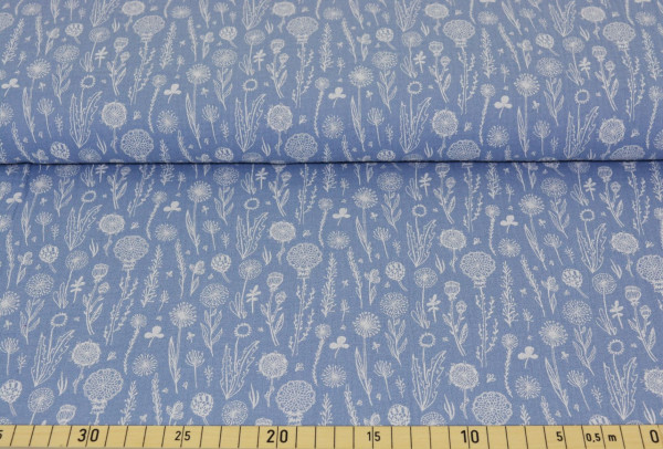 Blume (hellblau) - Z591