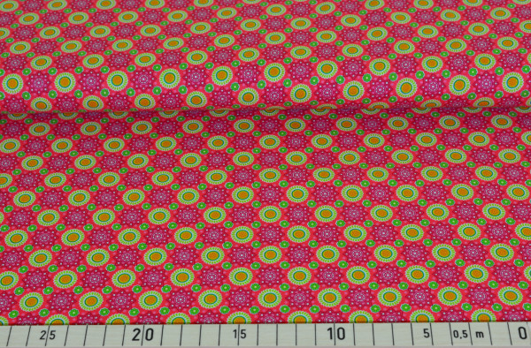 Blumen Ornament (rot) - D119