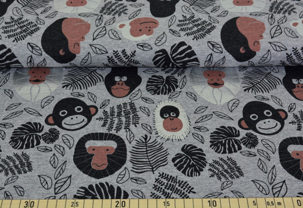silver ape Metallic (grau meliert) - Z181