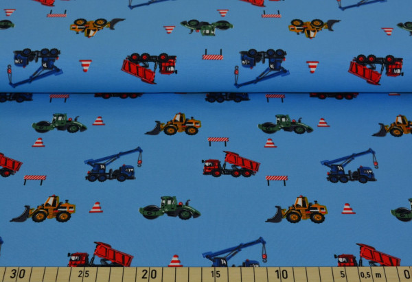 Baufahrzeuge (blau) - Z163