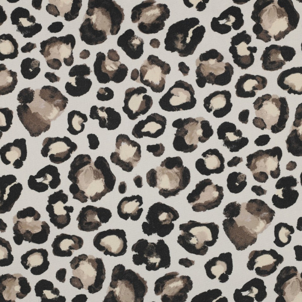 Canvas „Hakon“ – Leopardenmuster | 100% Baumwolle, 225 g/m², 138 cm breit