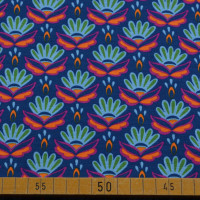 Baumwoll-Jersey bunt – Blumenmuster, elastisch, Ökotex Standard 100, 150 cm breit Baumwoll-Jersey bunt – Blumenmuster, elastisch, Ökotex Standard 100, 150 cm breit