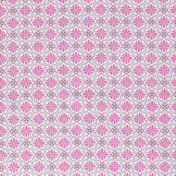 Raffaela Z1350, Glünz GmbH, Baumwolle, Blume, abstrakt, grau, pink