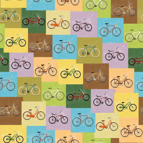 Glünz GmbH, Baumwoll Jersey, D439 Sina, bike, fahrrad, , gelb yellow, grün, green, blau, blue, braun, brown, bunt, multicolor