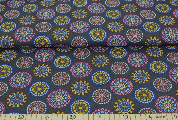 Blumenkreisel (grau) - D187