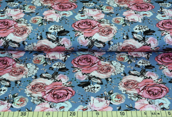 grey roses - B1001