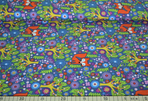 Fuchs im Wald (jeans) - B499