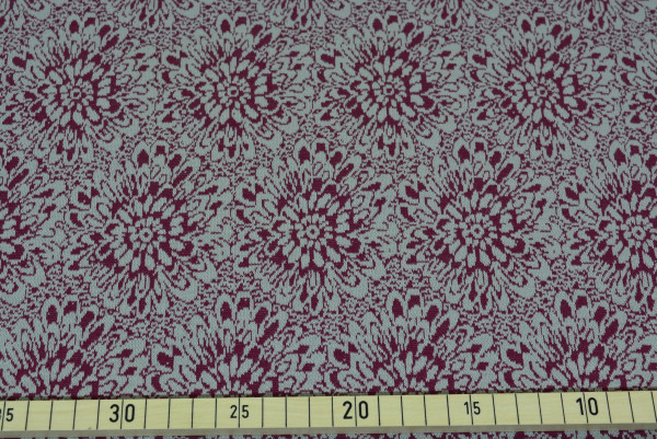 Strickflower (grau/beere) - K139