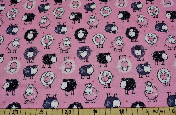 Sleeping Sheeps (rosa) - D264