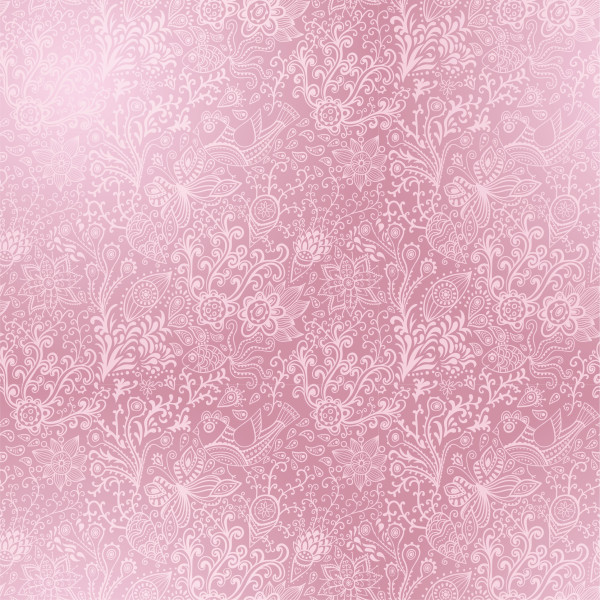 Glünz GmbH, Baumwoll Jersey, Spotlight B1994, rosa, pink, rose, ranke, blume, fisch, schmetterling, vogel