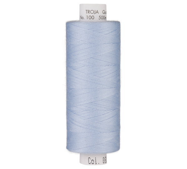 Glünz GmbH, Nähgarn, Amann, mettler, troja 0814, Y142, eisblau, ice, blau, blue, garn, thread, sewing, nähen,