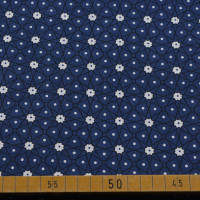 Baumwollstoff – Klassisches geometrisches Muster in Blau | Hochwertiger Baumwollstoff Baumwollstoff – Klassisches geometrisches Muster in Blau | Hochwertiger Baumwollstoff
