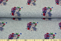 Blumenmädchen (hellgrau meliert) - B421 Blumenmädchen (hellgrau meliert) - B421