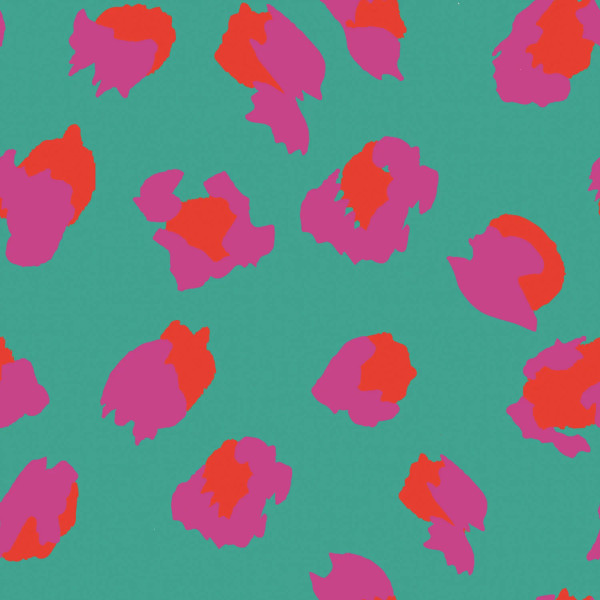 Musselin – Maribel Türkis Pink Rot, 100 % Baumwolle, 150 cm, 135 g/m²