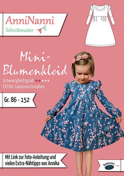 Glünz GmbH, V48, AnniNanni, Mini-Blumenkleid