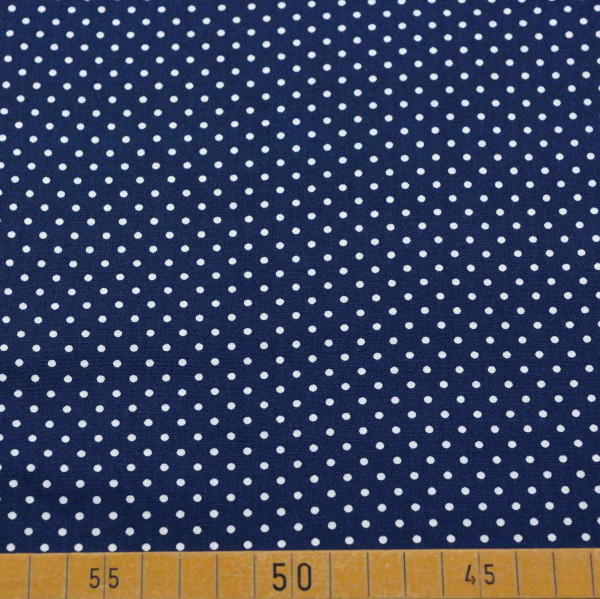 Baumwollwebware: Leuchtende Farben mit 2 mm weißen Punkten, 100% Baumwolle, 140 cm breit, 110 g/m² - Ideal für Accessoires, Bekleidung und Dekorationen