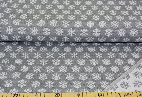 Gobelin "Schneeflocke (grau)" - E126