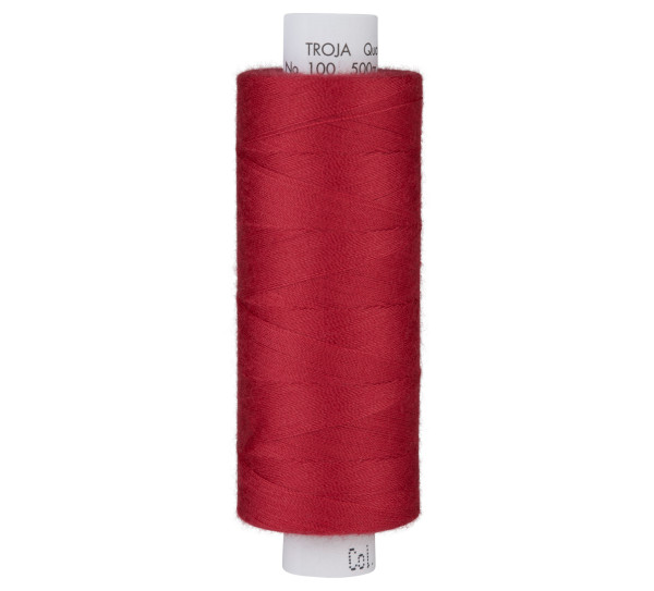 Glünz GmbH, Nähgarn, Amann, mettler, troja 0629, Y126, carmin, karmin, rot, red, garn, thread, sewing, nähen,