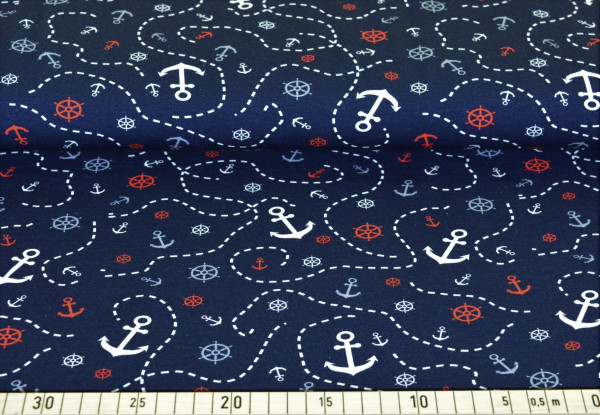 Anker & Steuerrad (marine) - B1146