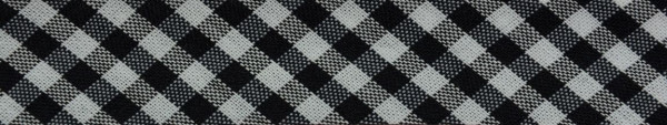 Schrägband (Karo schwarz)