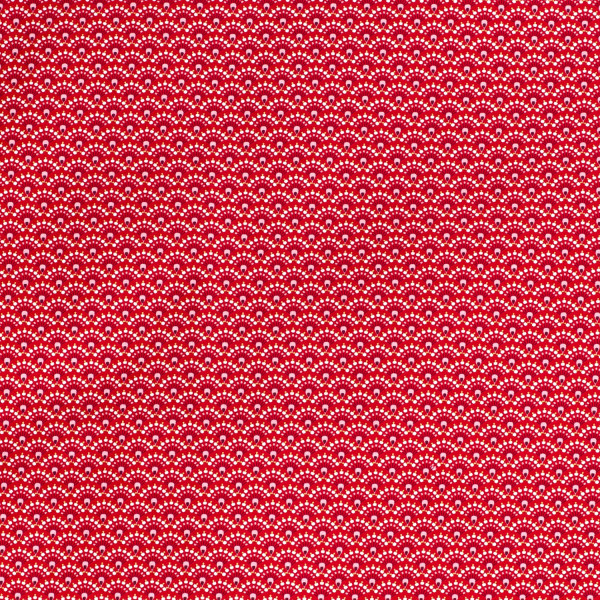 Raffaela Z1339, Glünz GmbH, Baumwolle, Blume, abstrakt, rot, Strauss