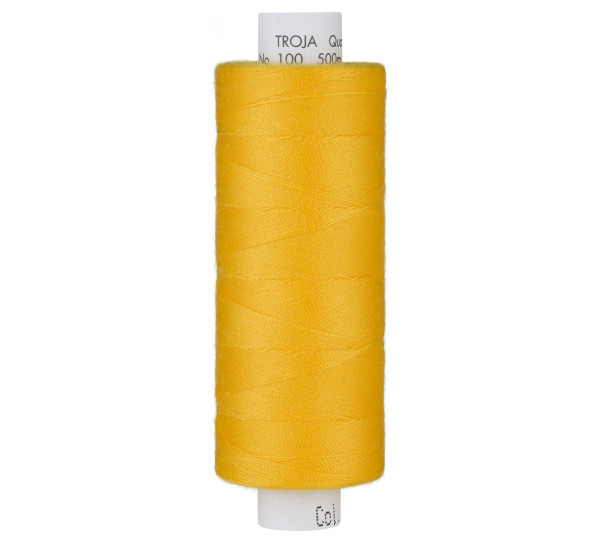 Glünz GmbH,Nähgarn, Amann, mettler, troja 0607, Y108, sun, sonne gelb, yellow, garn, thread, sewing, nähen,