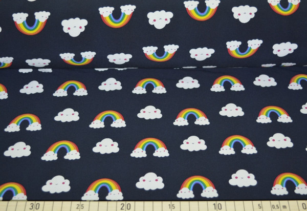 Regenbogenwolke (schwarz) - B480