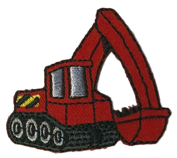 Glünz GmbH, Applikation, AP32, Bagger, rot, red, excavator