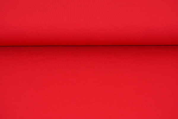 Baumwoll Jersey uni (hochrot) - 1950