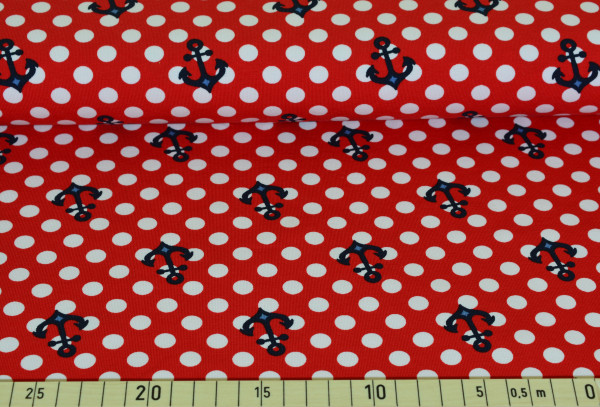 Anker (Punkte,rot) - I356 (Softshell)