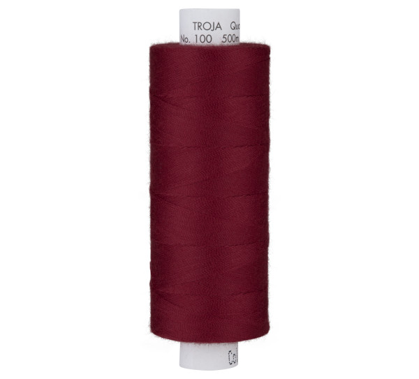 Glünz GmbH, Nähgarn, Amann, mettler, troja 0918, Y128, wein, wine, bordeaux, rot, red, garn, thread, sewing, nähen,